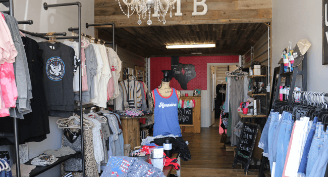 Storefront Interior Interior of Texas Two a storefront at 130th & University