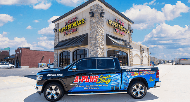 A Plus Super Storage office at 82nd & University