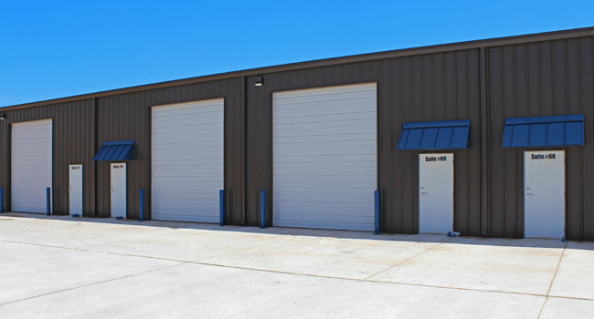 A Plus Super Storage has shop warehouses at 130th & University.