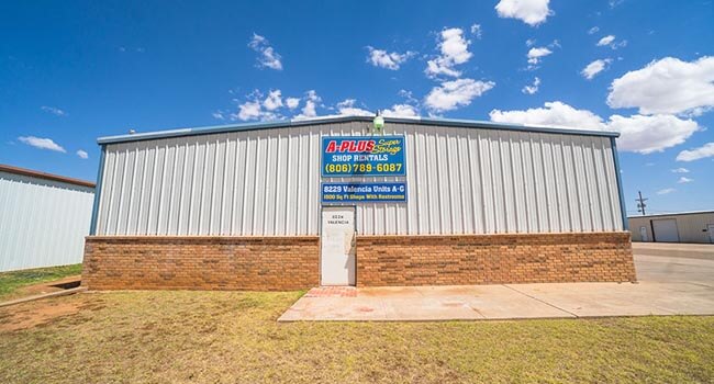 Exterior of our shop warehouses at 8229 Valencia