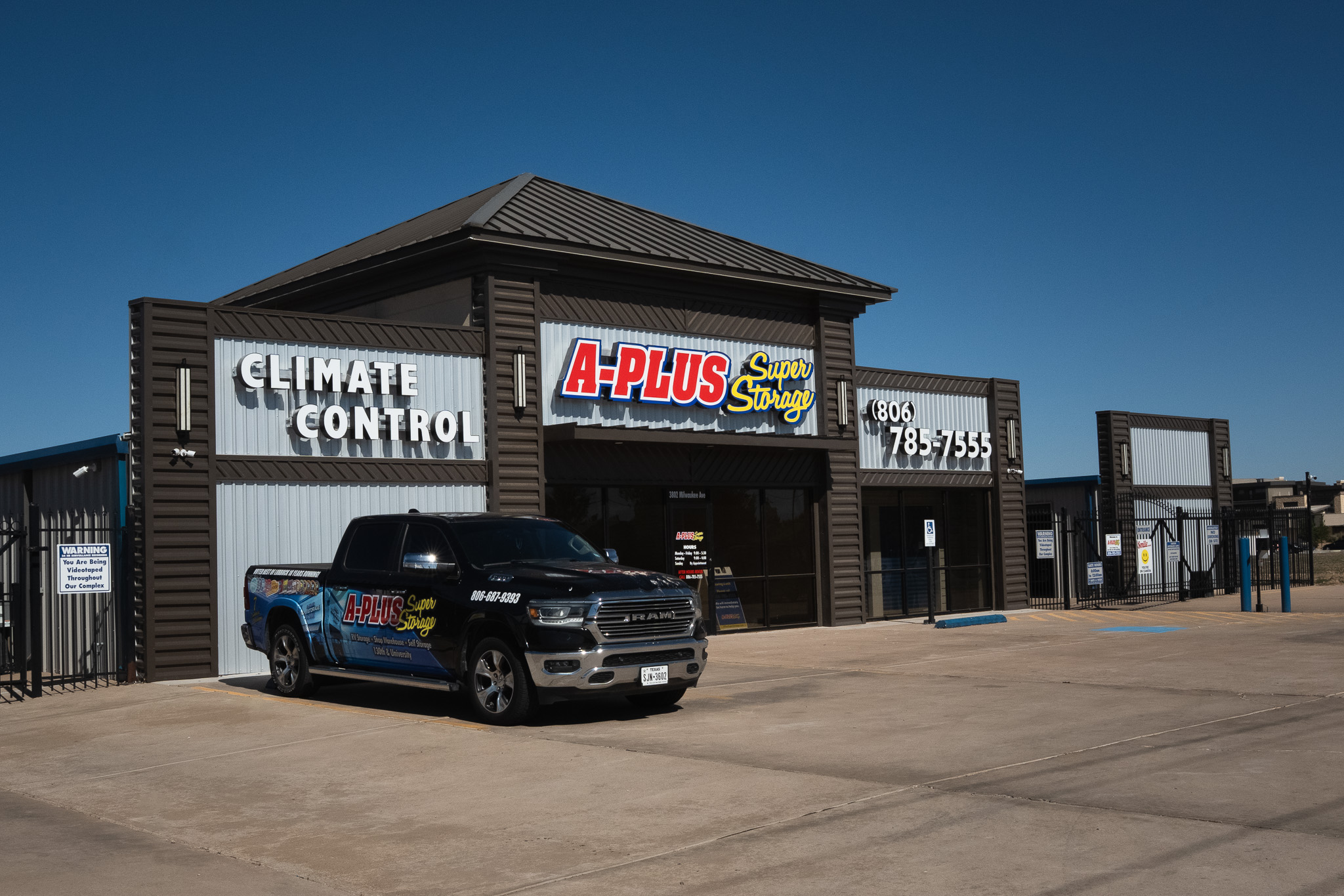 A-Plus Super Storage's location at 38th & Milwaukee